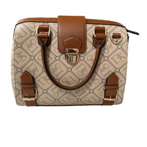 Dasein NWOT's - Womens Two-Tone Monogram Barrel Shoulder/Crossbody Purse